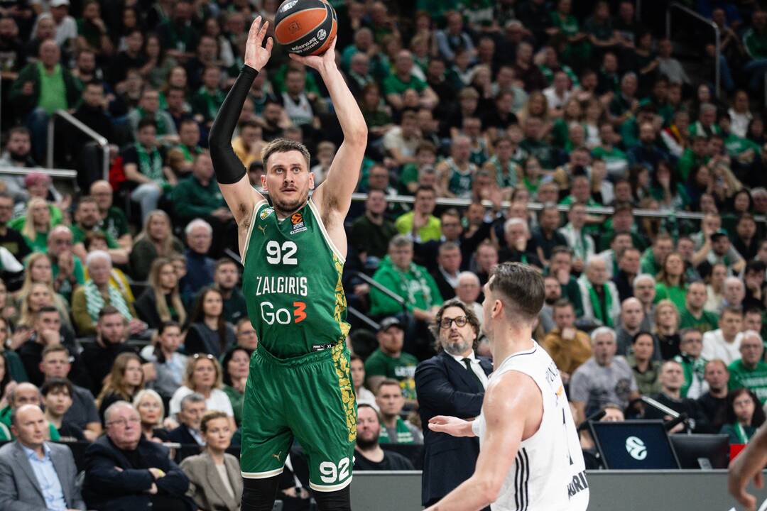 Eurolyga: Kauno „Žalgiris“ – Madrido „Real“ 64:83