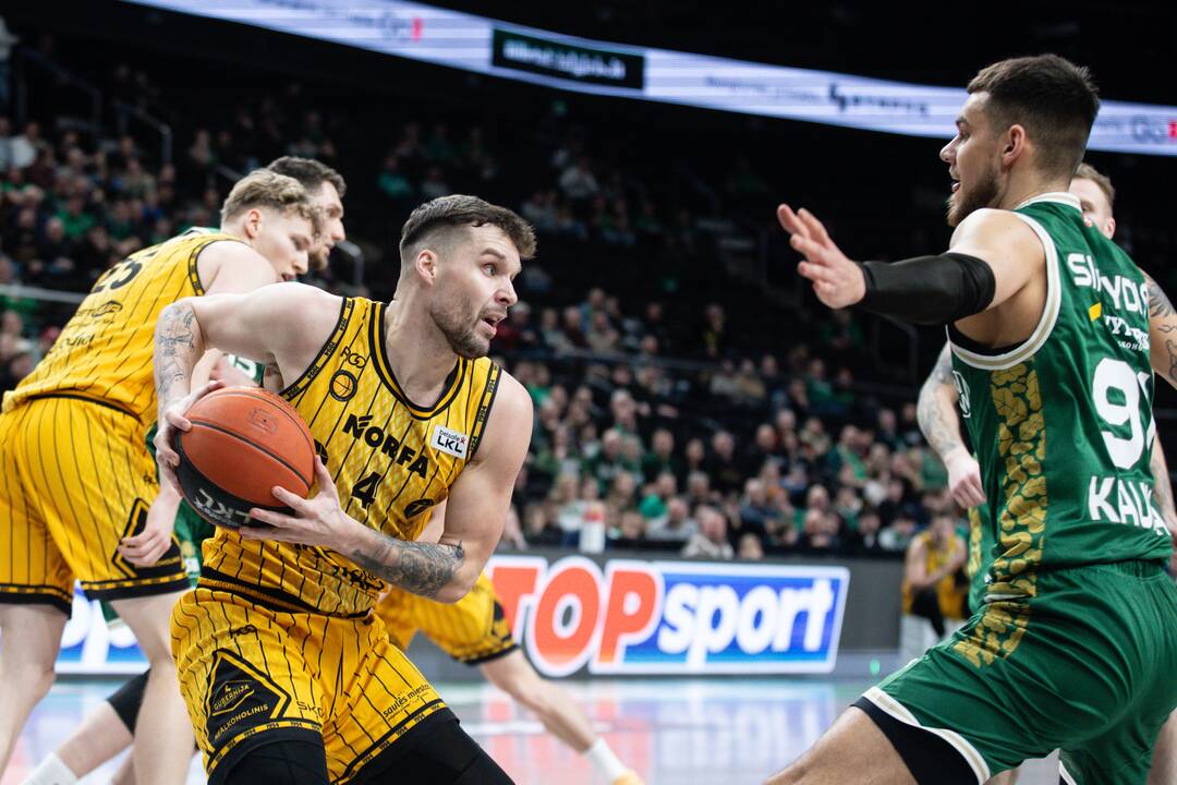 KMT ketvirtfinalis: „Žalgiris“ – „Šiauliai“ 92:85