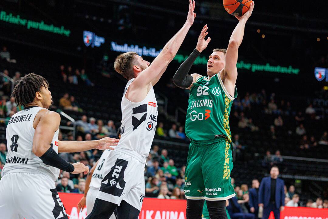 „Betsafe-LKL“: Kauno „Žalgiris“ – Kėdainių „Nevėžis-Optibet“ 105:88