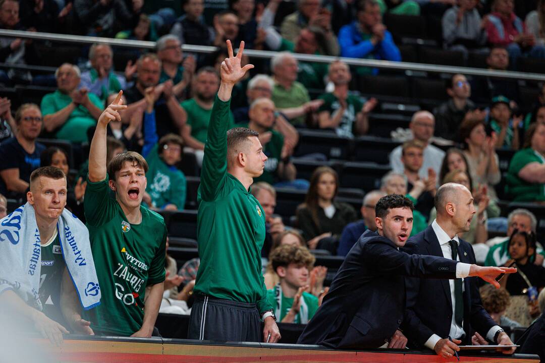 „Betsafe-LKL“ pusfinalis: Kauno „Žalgiris“ – Jonavos „CBet“ 73:61