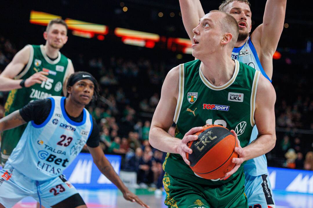 „Betsafe-LKL“ pusfinalis: Kauno „Žalgiris“ – Jonavos „CBet“ 73:61