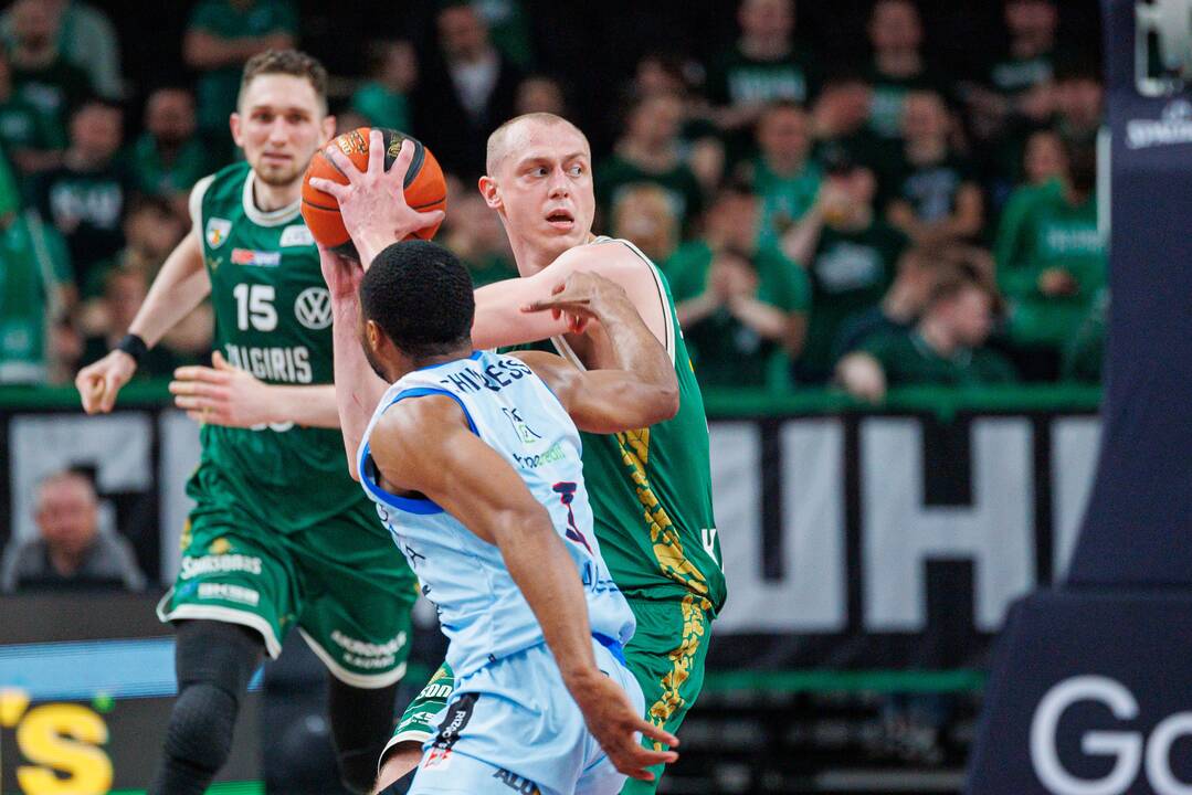 „Betsafe-LKL“ pusfinalis: Kauno „Žalgiris“ – Jonavos „CBet“ 73:61
