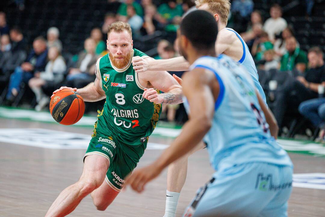 „Betsafe-LKL“ pusfinalis: Kauno „Žalgiris“ – Jonavos „CBet“ 73:61