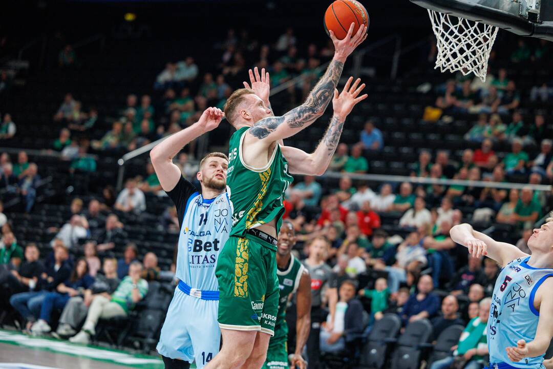 „Betsafe-LKL“ pusfinalis: Kauno „Žalgiris“ – Jonavos „CBet“ 73:61