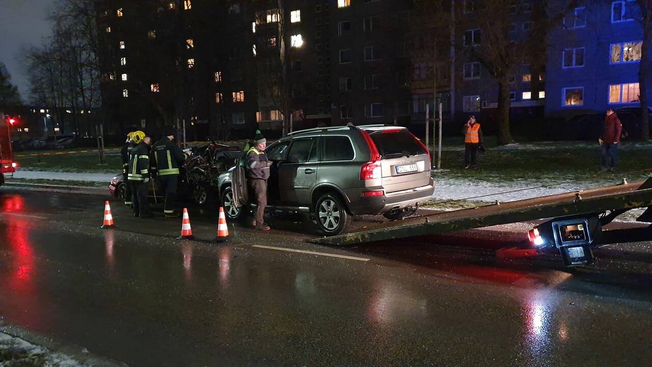 Neblaivaus vairuotojo sukelta avarija Šiaurės prospekte