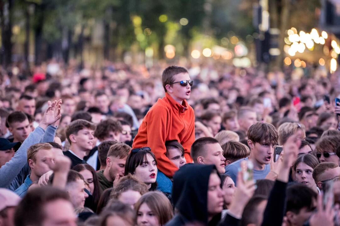 Rugsėjo 1-osios šventės vakarinė dalis Kaune