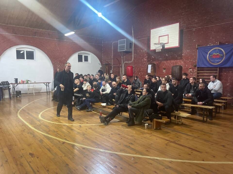 Varžovai: „Semipro“ lygos turnyre kovojo olimpinių svorio kategorijų boksininkai.