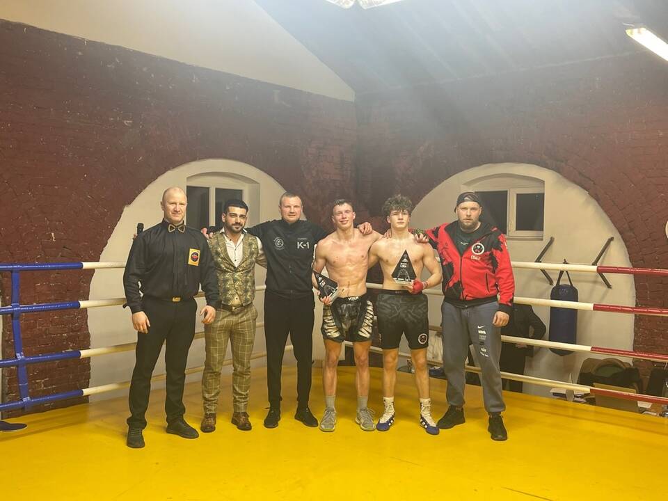 Varžovai: „Semipro“ lygos turnyre kovojo olimpinių svorio kategorijų boksininkai.