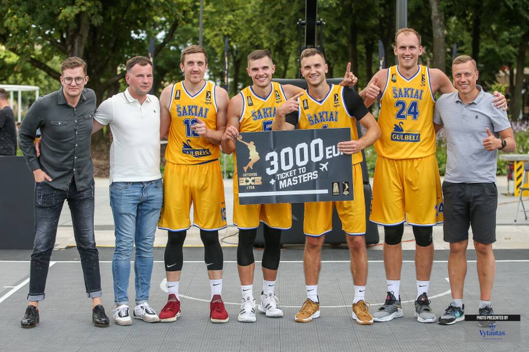 Paskutinę minutę į Lietuvos 3x3 lygos finalinį etapą įšokusi „Gulbelė“ – II turo čempionė