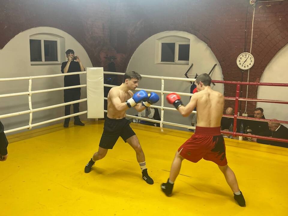 Varžovai: „Semipro“ lygos turnyre kovojo olimpinių svorio kategorijų boksininkai.