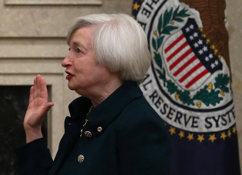 J. Yellen perima vadovavimą JAV Federalinei rezervų sistemai