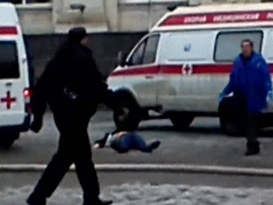 Sprogimas Volgogrado geležinkelio stotyje