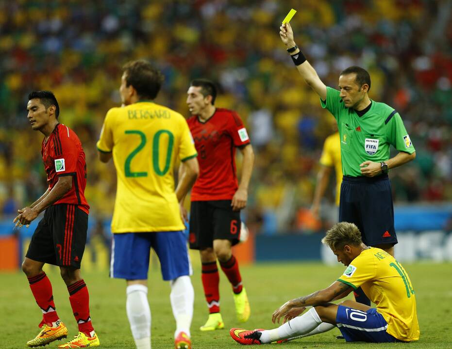 Pasaulio futbolo čempionatas: Brazilija - Meksika