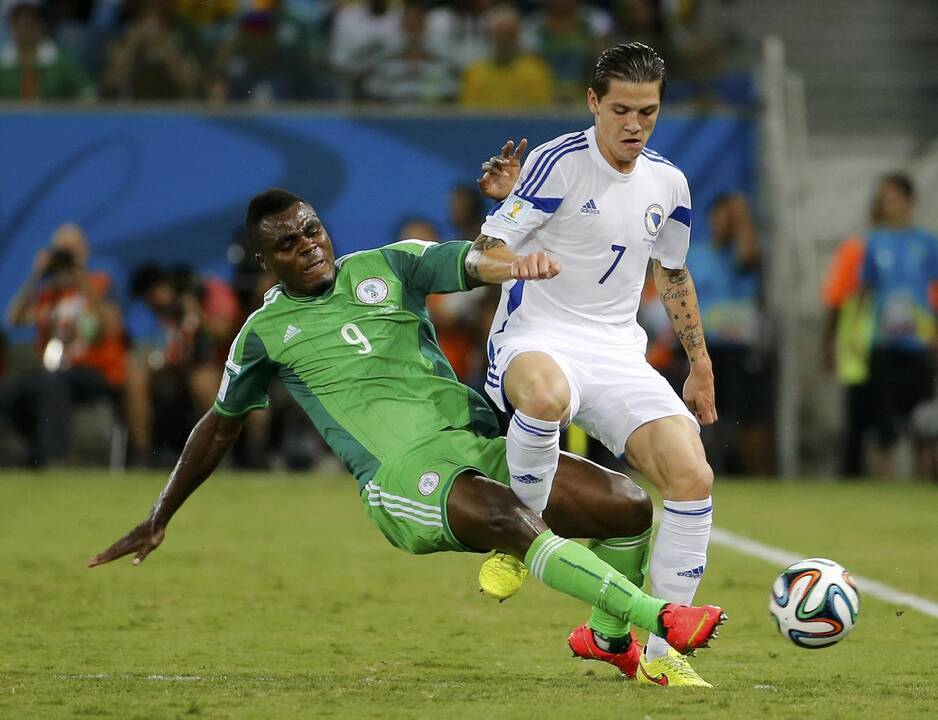 Pasaulio futbolo čempionatas: Bosnija ir Hercegovina - Nigerija