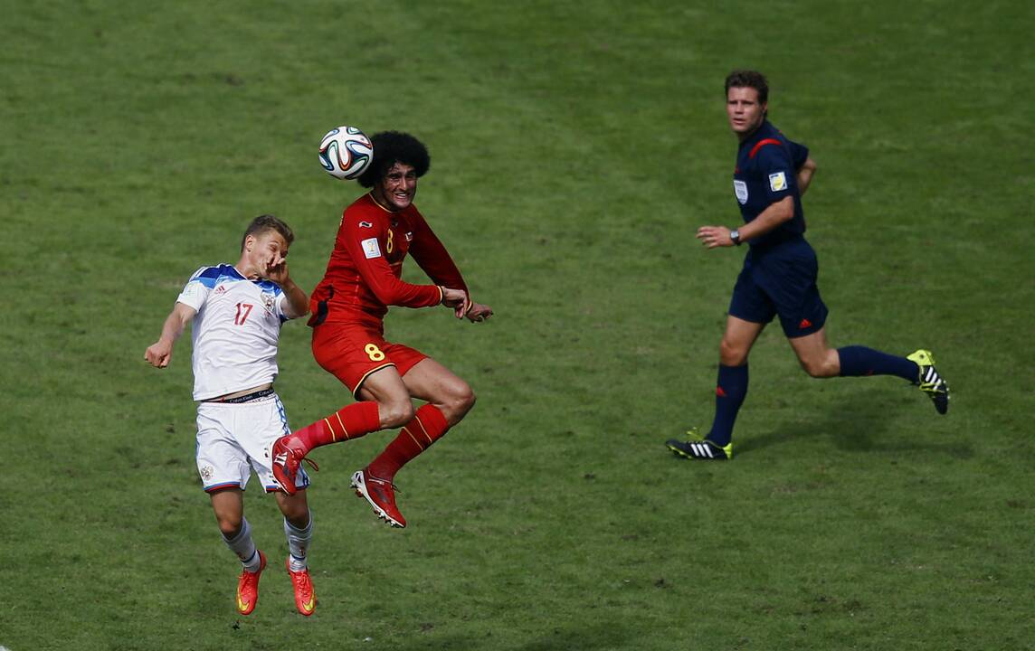 Pasaulio futbolo čempionatas: Belgija - Rusija