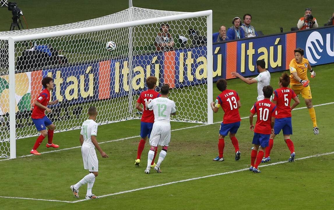 Pasaulio futbolo čempionatas: Alžyras - Pietų Korėja