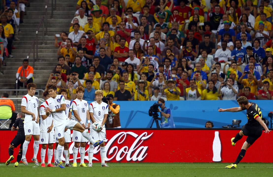 Pasaulio futbolo čempionatas: Belgija - Pietų Korėja