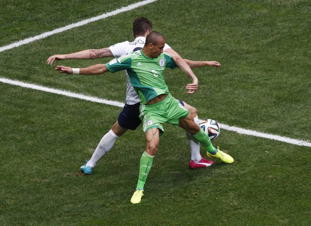 Pasaulio futbolo čempionatas: Prancūzija - Nigerija