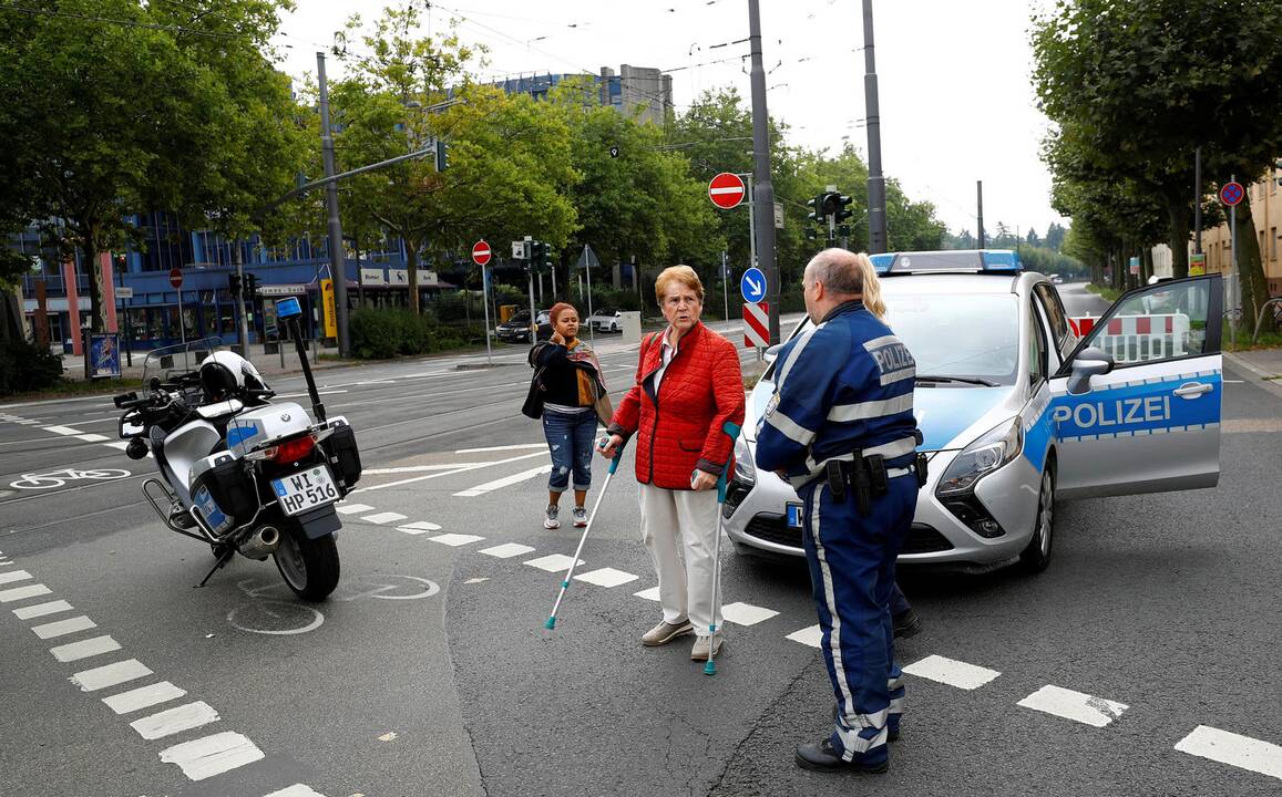 Frankfurte evakuota 60 tūkst. žmonių