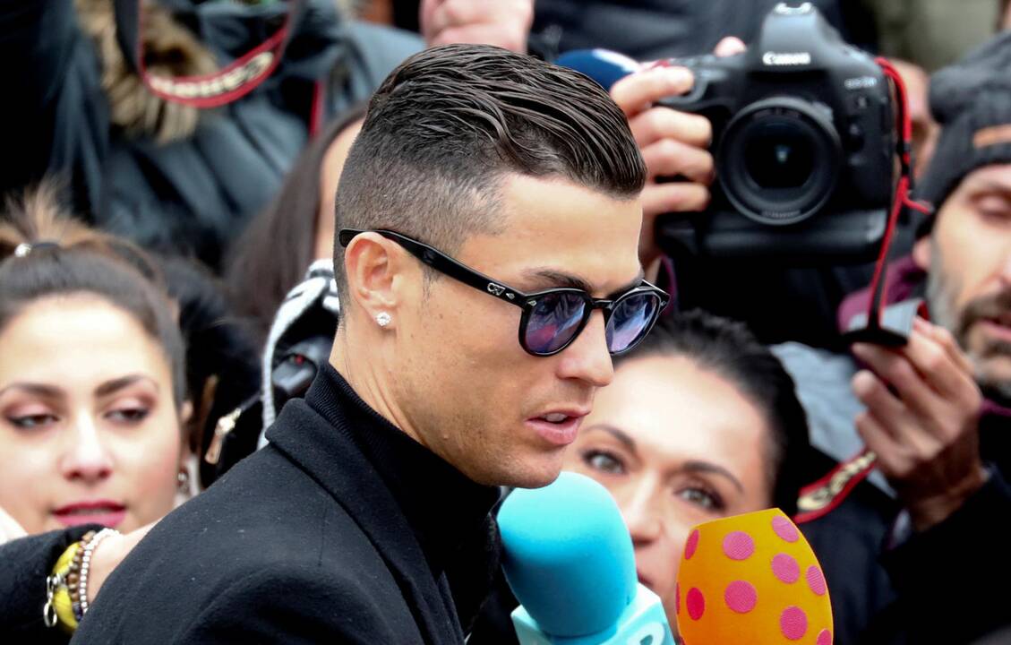 Futbolo žvaigždės C. Ronaldo teismo procesas