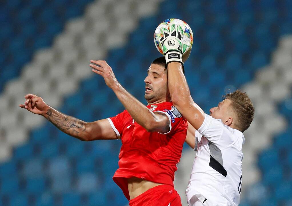 Europos futbolo čempionato atranka: Serbija – Lietuva 4:1