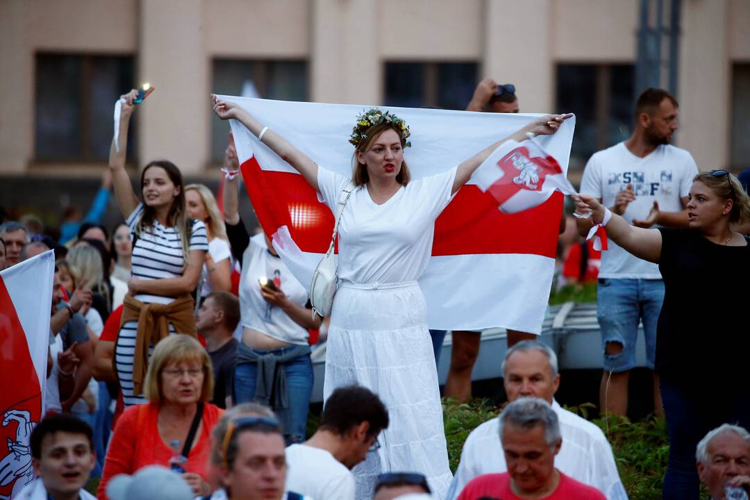 A. Lukašenkos priešininkų mitingas Minske