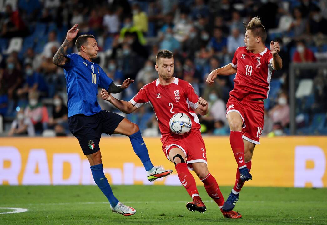 Futbolas: Italija - Lietuva 5:0