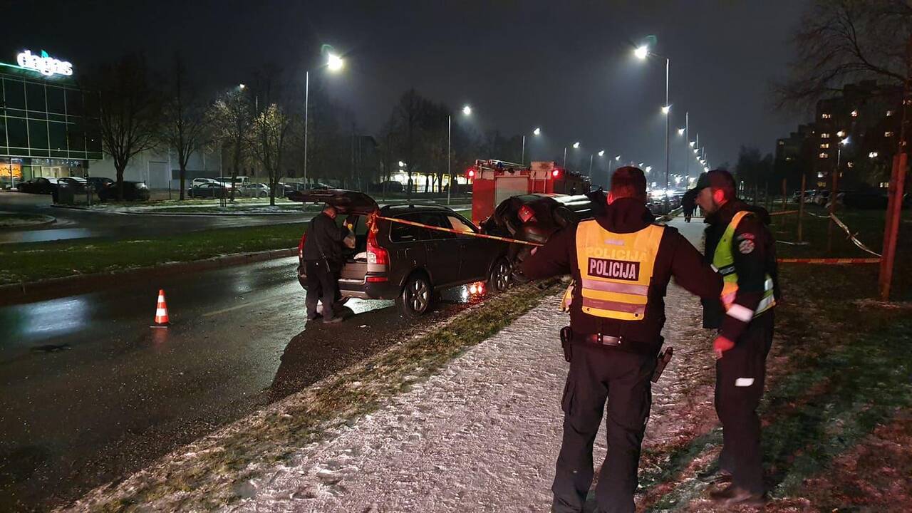 Neblaivaus vairuotojo sukelta avarija Šiaurės prospekte