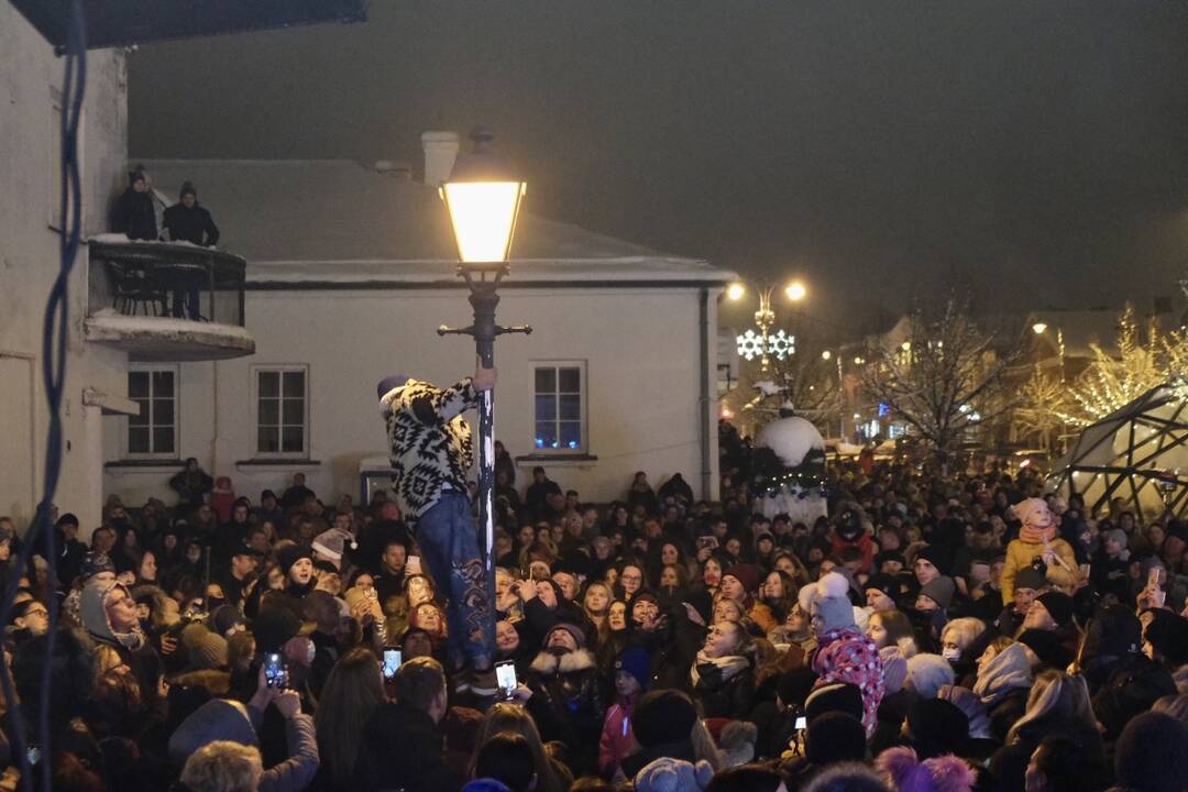Telšių eglutės įžiebimas