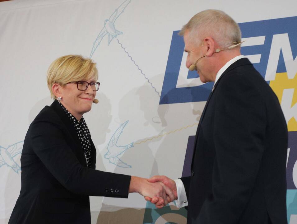 I. Šimonytės ir V. Ušacko rinkimų debatai