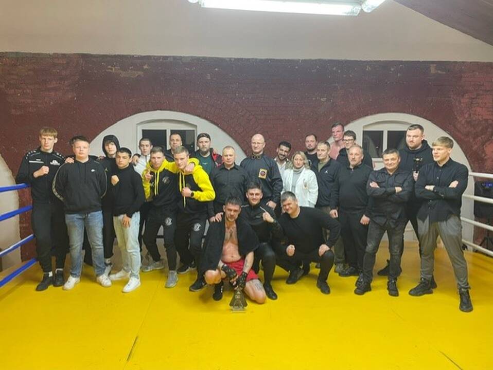 Varžovai: „Semipro“ lygos turnyre kovojo olimpinių svorio kategorijų boksininkai.