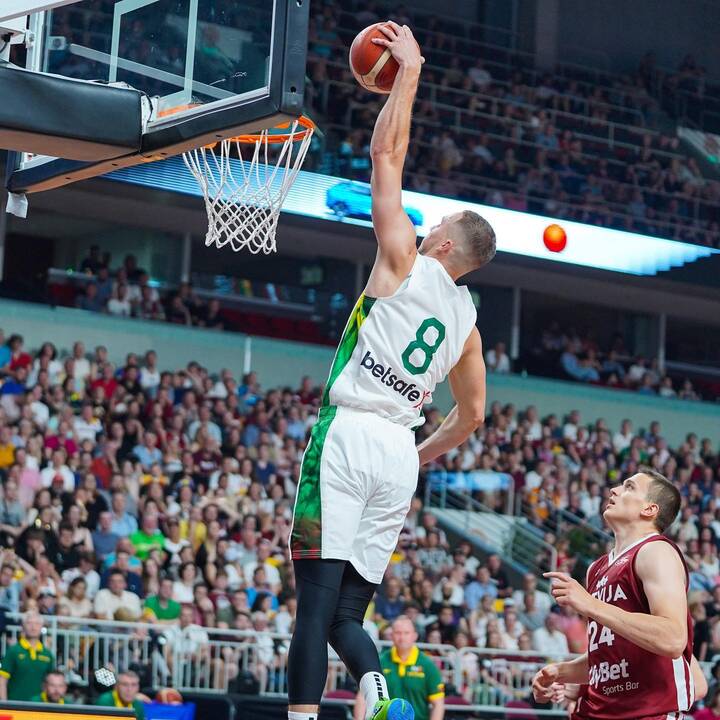 Kontrolinės vyrų krepšinio rungtynės: Latvija – Lietuva 70:52