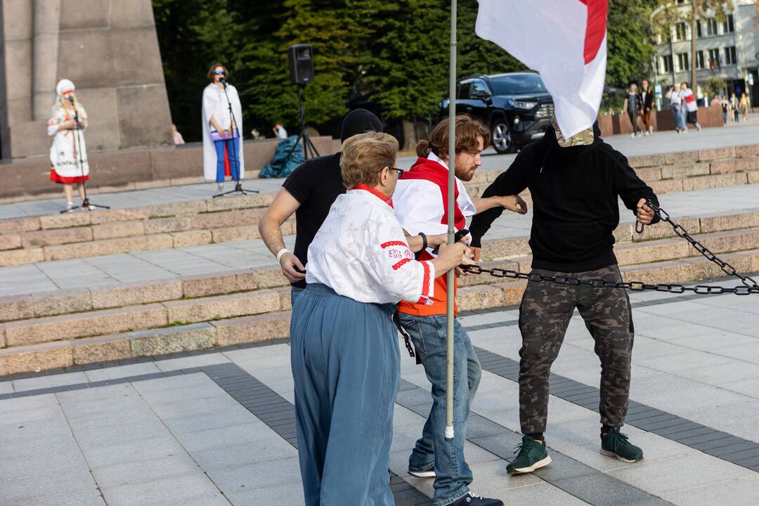 Baltarusijos opozicija Vilniuje mini antrąsias prezidento rinkimų metines
