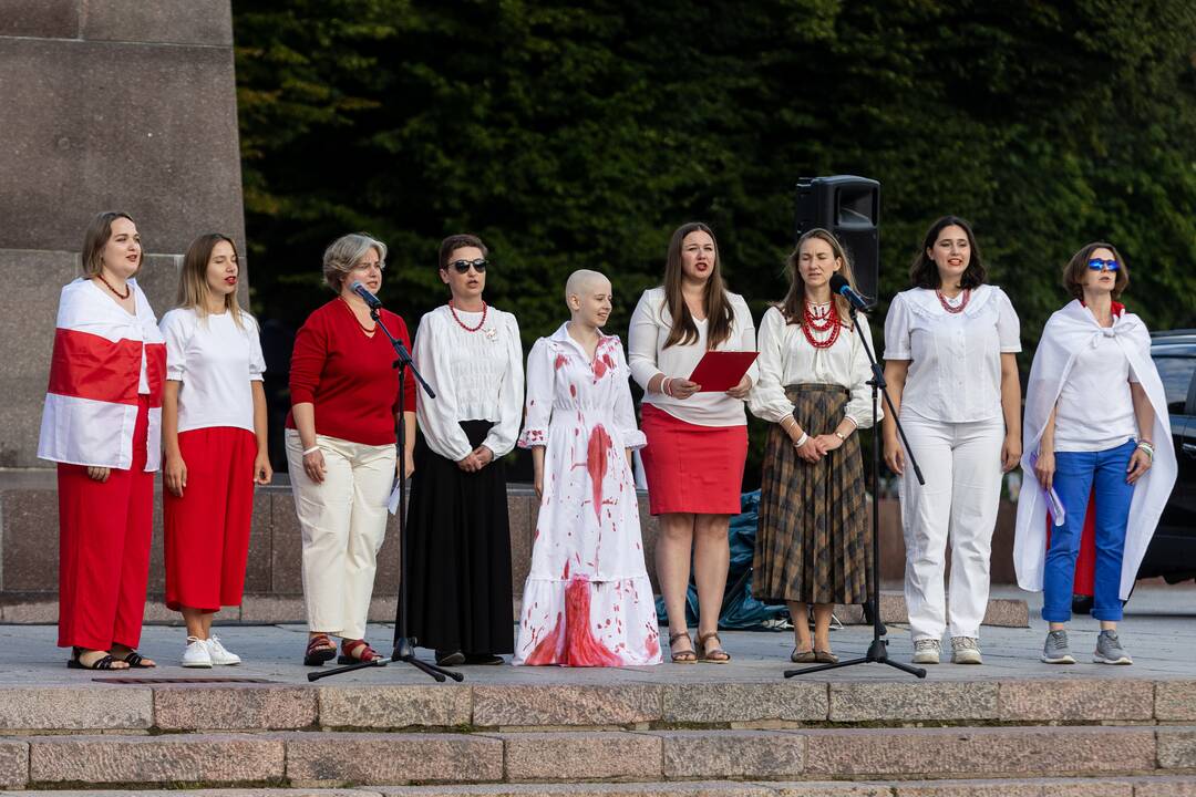 Baltarusijos opozicija Vilniuje mini antrąsias prezidento rinkimų metines