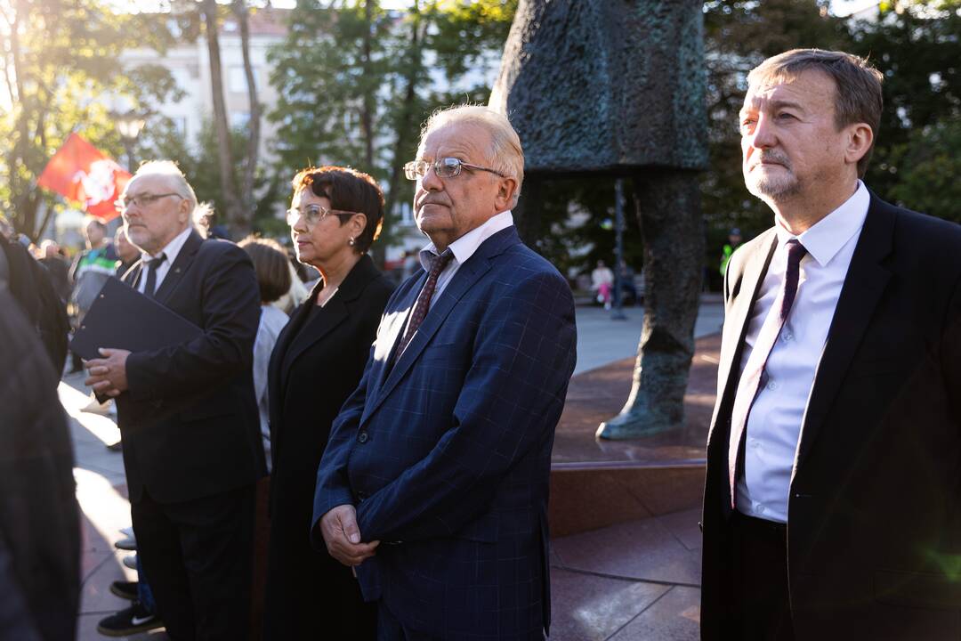 Nacionalinio susivienijimo surengta protesto akcija