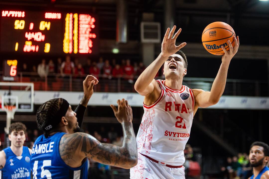 FIBA Čempionų lyga: „Rytas“ – „Bnei Herzliya“ 90:101