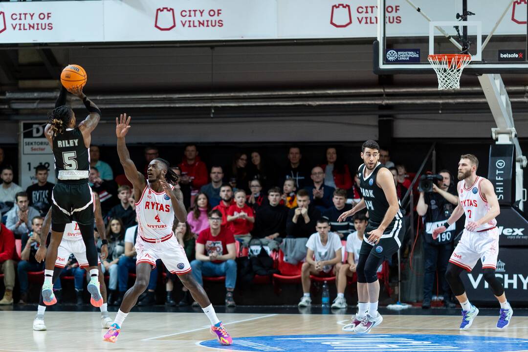 FIBA Čempionų lyga: Vilniaus „Rytas“ – Salonikų PAOK 85:62