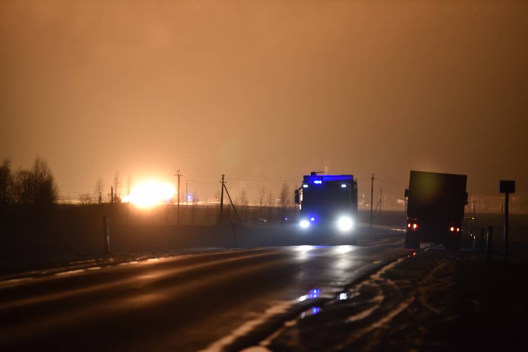 Sprogęs dujotiekis Pasvalio rajone