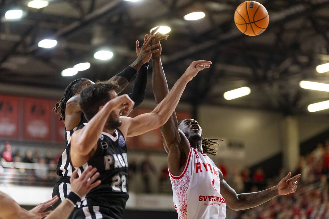 FIBA Čempionų lyga: Vilniaus „Rytas“ – Salonikų PAOK 82:63