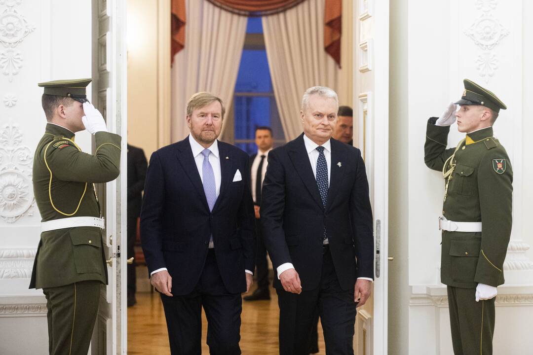 Prezidentas G. Nausėda susitiko su Nyderlandų karaliumi W. Alexanderiu
