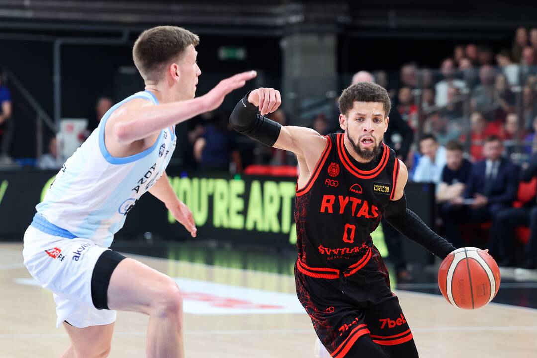  LKL pusfinalis: Vilniaus „Rytas“ – Jonavos „CBet“ 82:74