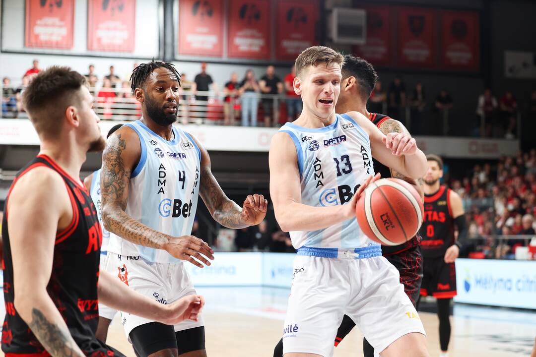  LKL pusfinalis: Vilniaus „Rytas“ – Jonavos „CBet“ 82:74