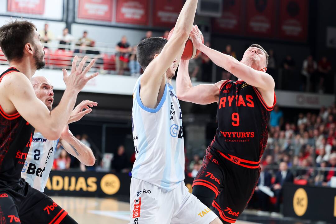  LKL pusfinalis: Vilniaus „Rytas“ – Jonavos „CBet“ 82:74