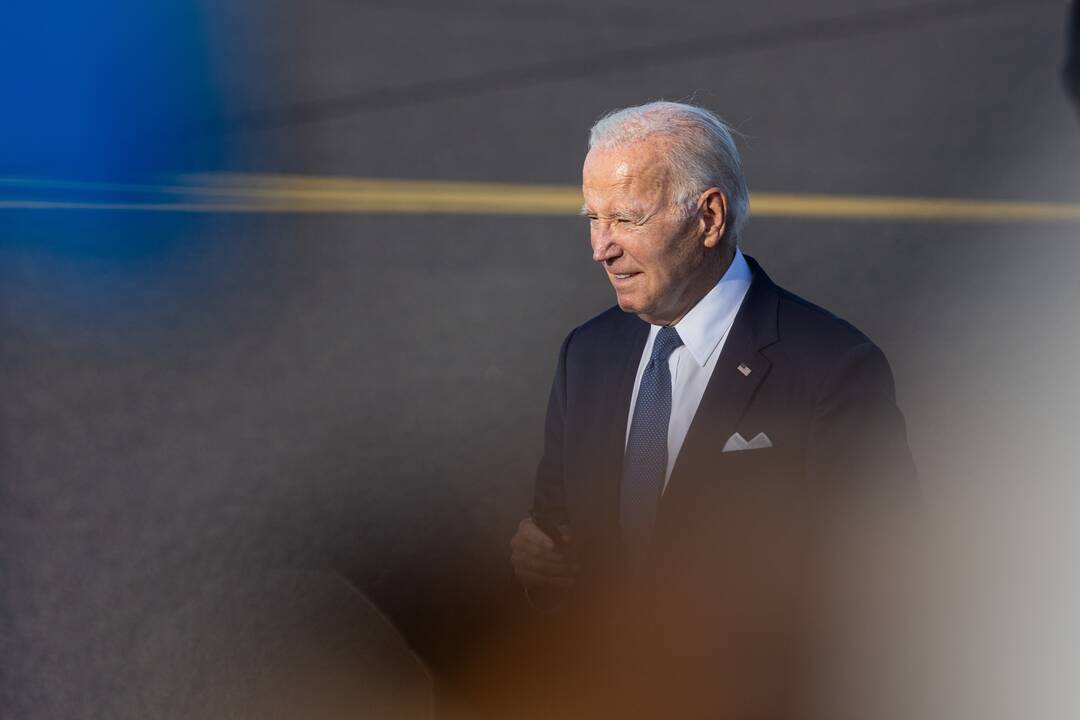 J. Bidenas atvyko į Vilnių