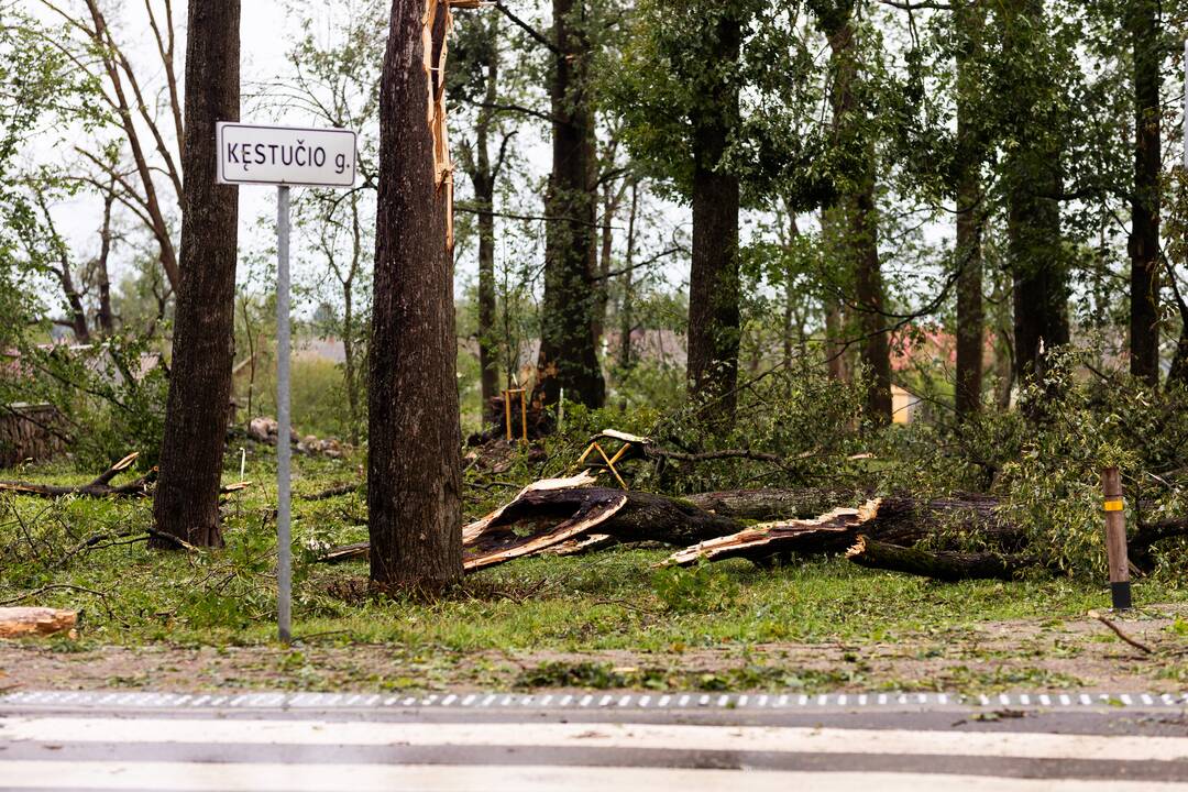 Audros padariniai Žagarėje