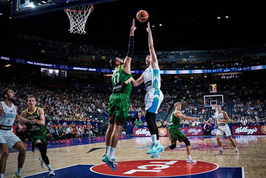 Europos krepšinio čempionatas: Lietuva – Slovėnija 85:92