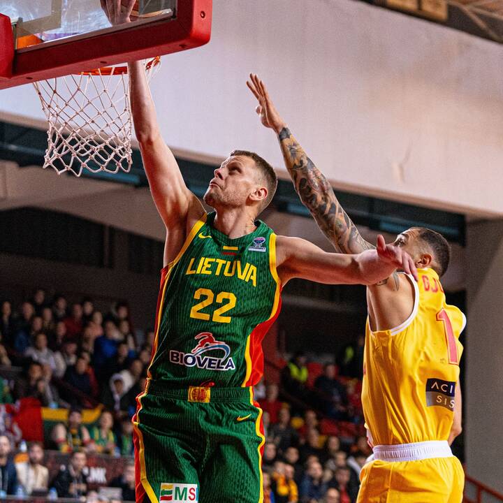 Europos vyrų krepšinio čempionato atranka: Šiaurės Makedonija – Lietuva 67:82