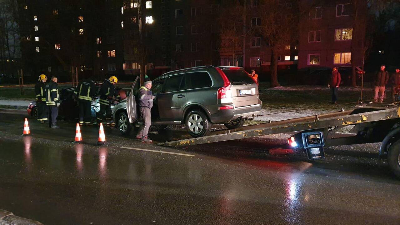 Neblaivaus vairuotojo sukelta avarija Šiaurės prospekte