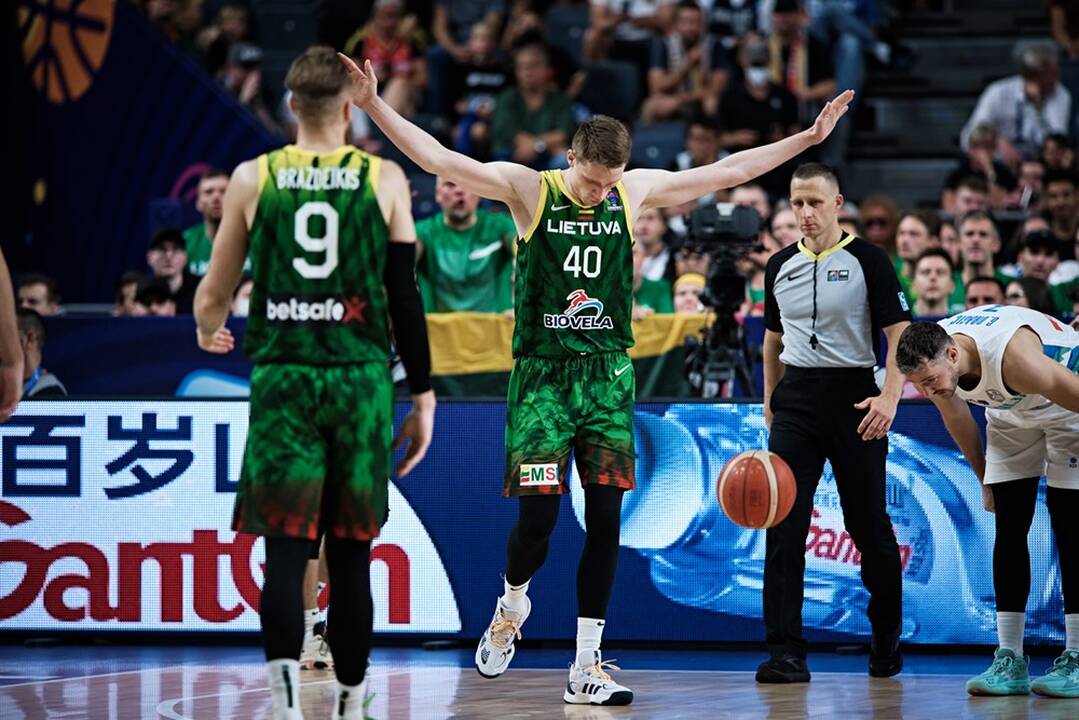 Europos krepšinio čempionatas: Lietuva – Slovėnija 85:92