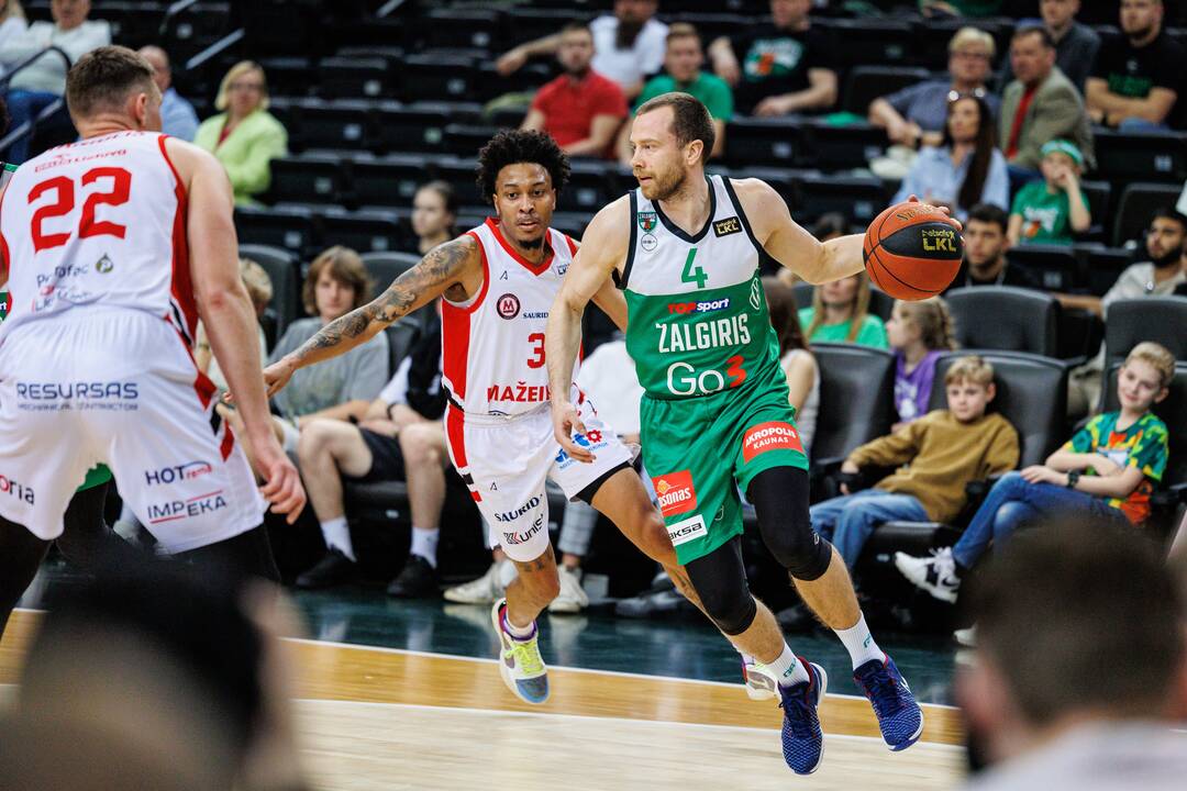 LKL: Kauno „Žalgiris“ – Mažeikių „M Basket–Delamode“ 95:68